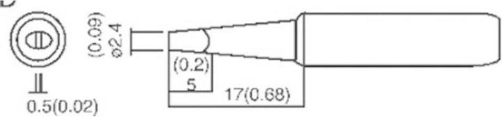Image du produit Toolcraft Lötspitze (Panne de soudure)