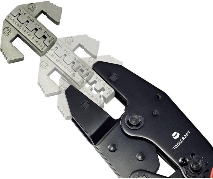 Image du produit Toolcraft Plage de sertissage des fiches plates : 0,1 à 2,5 mm². (34.10 mm)
