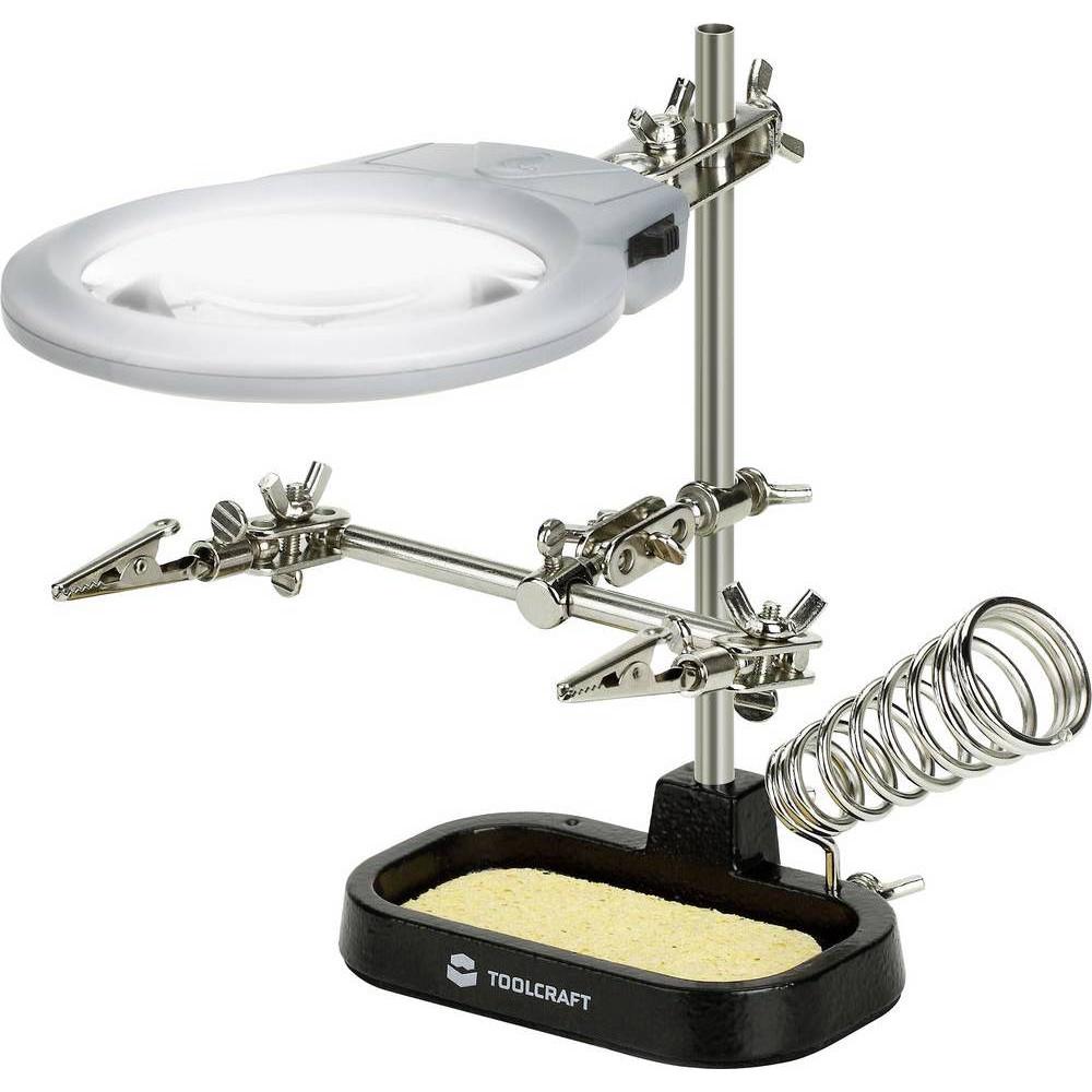 Toolcraft Lupe mit dritter Hand (Dritte Hand) (ZD-10MB)