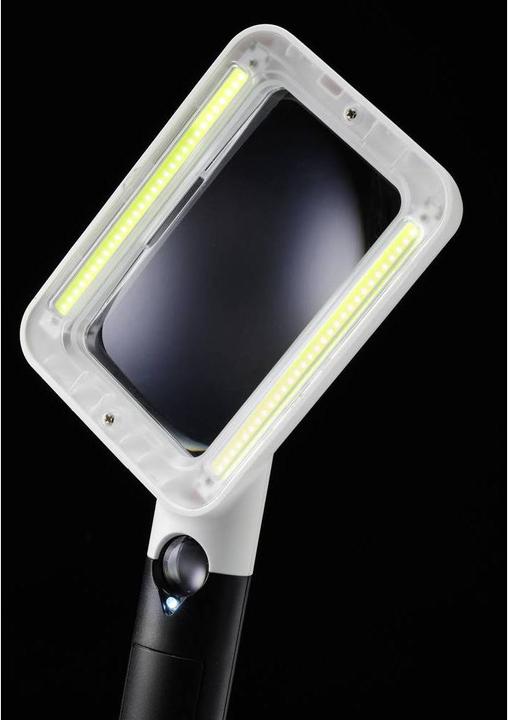 Actual product image Toolcraft Square LED Hand Magnifier