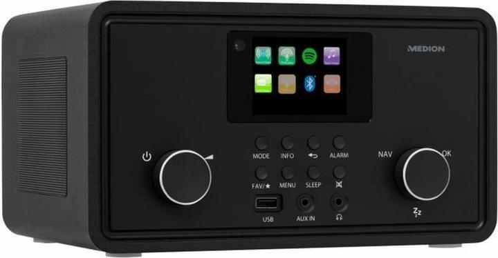 Actual product image Medion MD 88069 Internet radio black (AM, DAB+, FM, Internet radio, Bluetooth, Wi-Fi)
