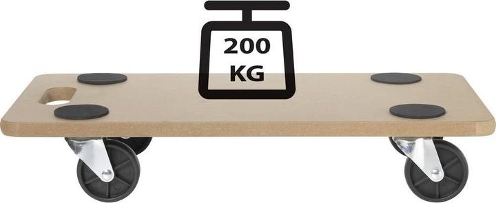 Produktbild Toolcraft Transportroller (200 kg)