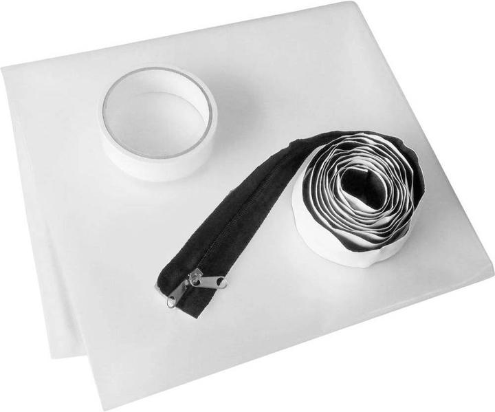 Toolcraft Dust protection door Incl. adhesive tape, zip fastener