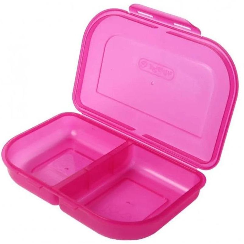 Thumbnail - Herlitz Lunchbox 23 x 15.5 x 4 cm pink uni, Lunchbox, Pink