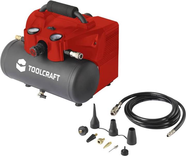 Actual product image Toolcraft Akku-Druckluft-Kompressor AP-1200 (8 bar, 6 l)