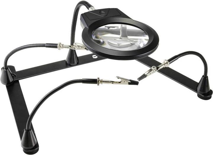 Image du produit Toolcraft Main secourable magnétique avec loupe (Troisième main)