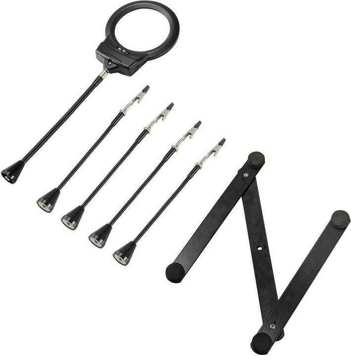 Image du produit Toolcraft Main secourable magnétique avec loupe (Troisième main)
