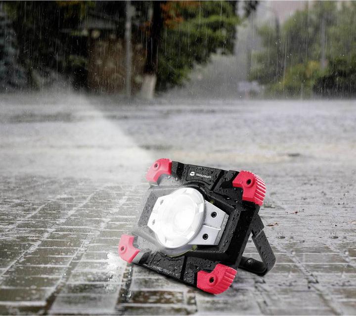 Actual product image Toolcraft Akku-LED-Arbeitsstrahler (1100 lm)
