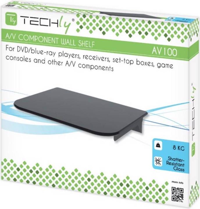 Image du produit Techly Compartiment de rangement Compartiment de rangement en verre de sécurité