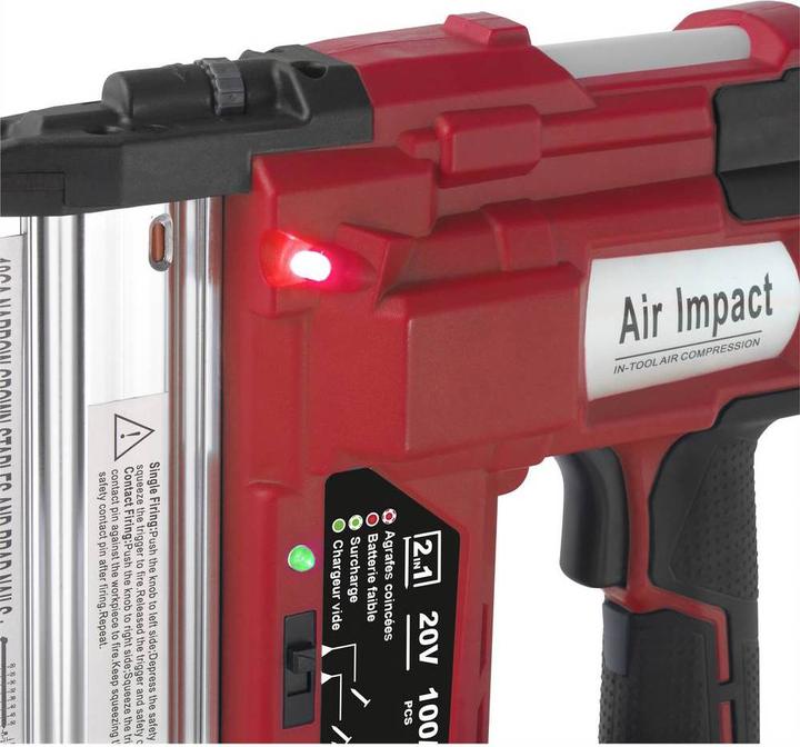 Actual product image Toolcraft Cordless nail gun