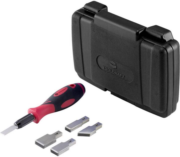 Actual product image Toolcraft 41pcs. scraper set 12mm, 16mm, 20mm aluminium