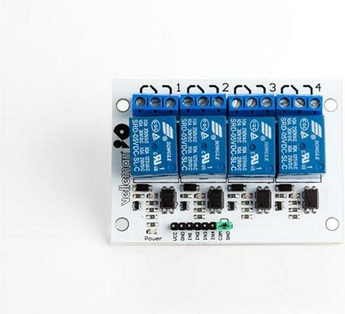 Immagine prodotto Whadda Modulo relè 4 canali