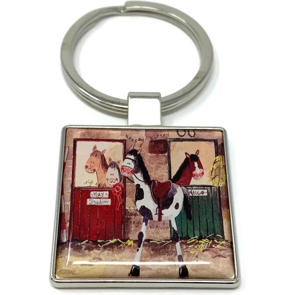 Playmobil, Portachiavi, Portachiavi K01 Cavalli nella stalla