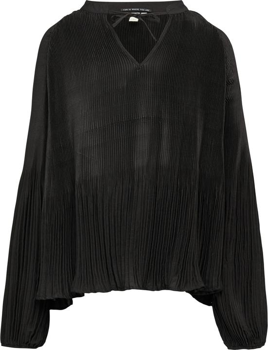 Produktbild S.Oliver Bluse Plissierte Bluse mit Tunikaausschnitt (36)