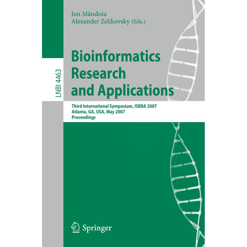 Bioinformatics Research and Applications, Fachbücher von Alexander Zelikovsky, Ion Mandoiu