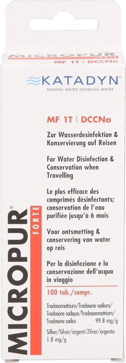 Image du produit Katadyn Comprimés Forte MF
