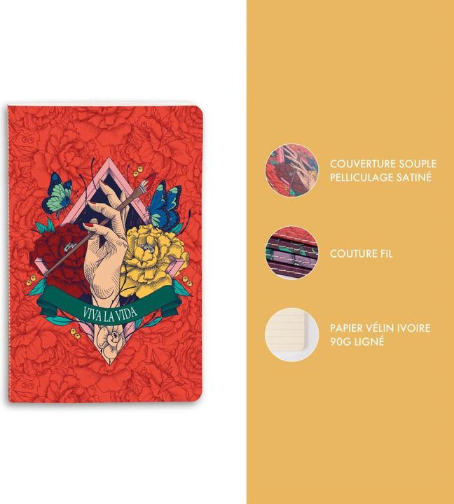 Immagine prodotto Clairefontaine Notizbuch (90 x 140 mm, Righe, Copertina morbida)