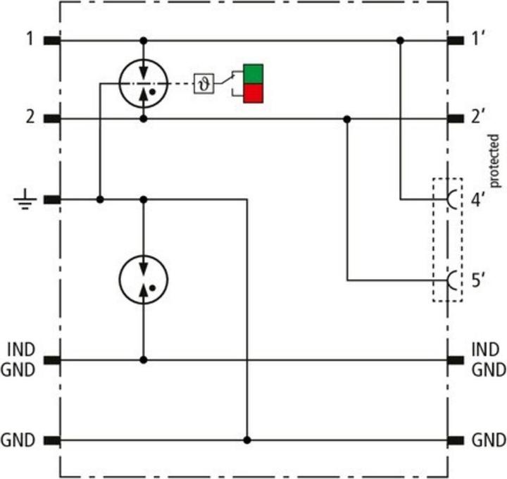 Actual product image Dehn 922220 DBX TC B 180 DBX TC B 180 Lightning current arrester DEHNbox