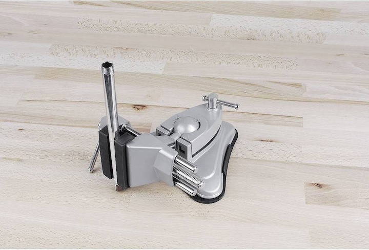 Produktbild Basetech Feinmechaniker Schraubstock mit Vakkuum Standfuss (70 mm)