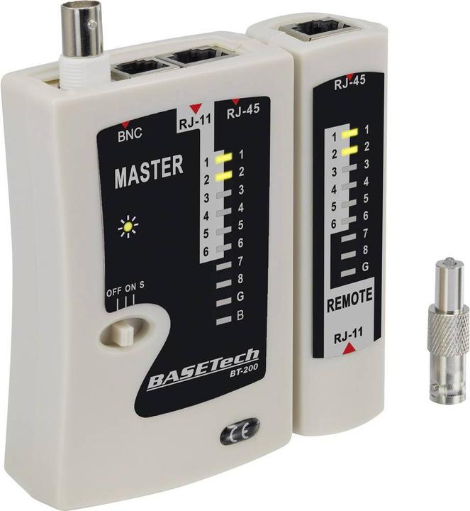 Basetech BT-200 kabeltester Geschikt voor