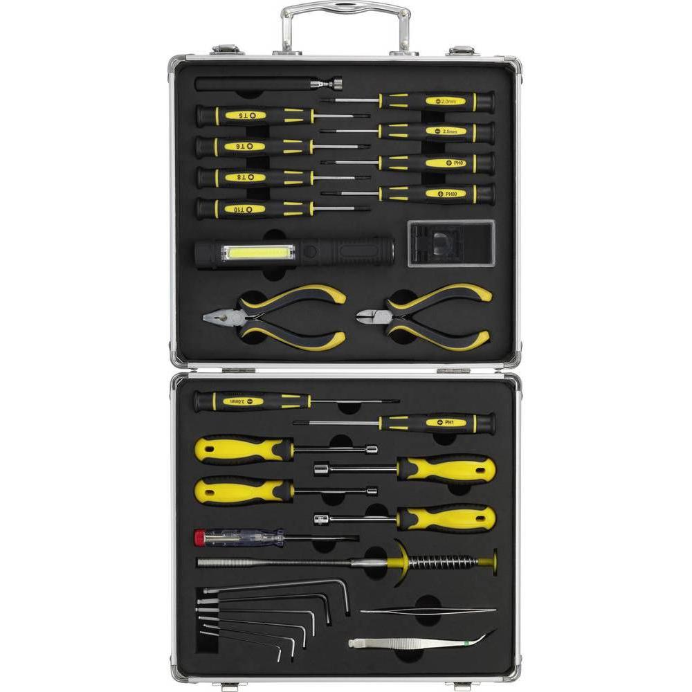 Basetech, Werkzeugkoffer, Werkzeugset (30 Teile)