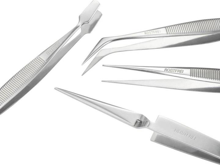 Produktbild Basetech Pinzetten-Set 4teilig