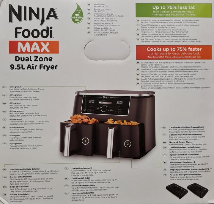 Produktbild Ninja AF400EU Foodi MAX Dual Zone (EU-Stecker)