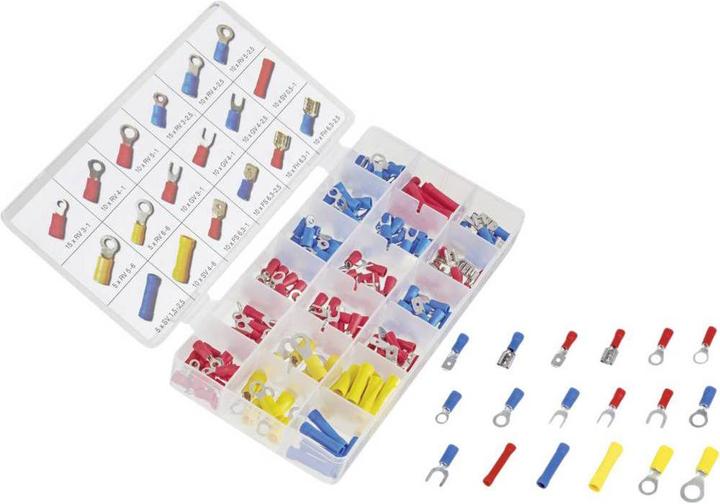 Produktbild Basetech 175tlg. Kabelschuhsortiment