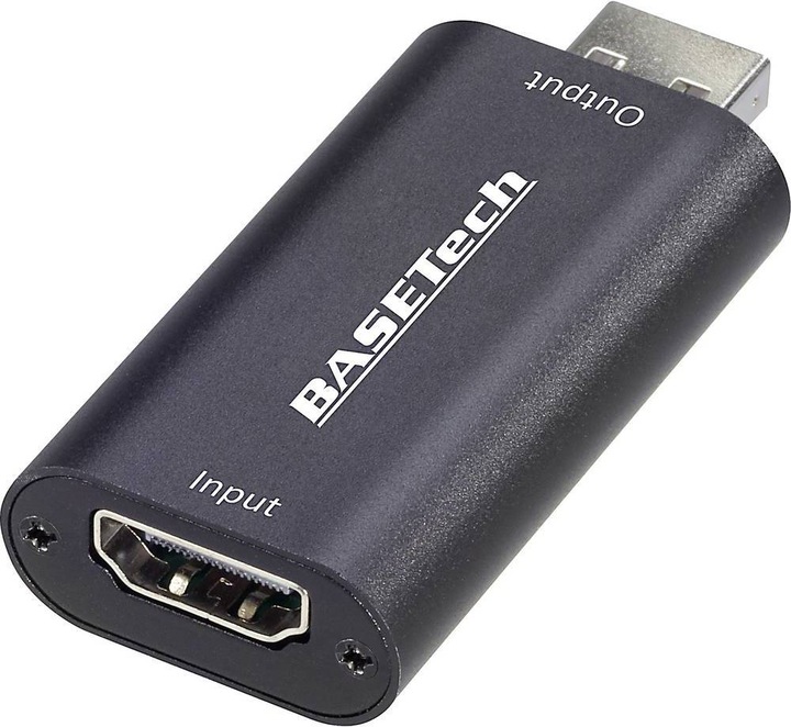 Produktbild Basetech USB 2 Game Capture Video Grabber, HDMI (PC)