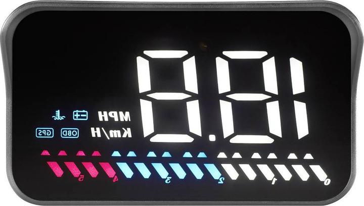 Produktbild Basetech HUD-3.5 Mehrfarbiges 8.9 cm (3.5”³) Head-Up-Display