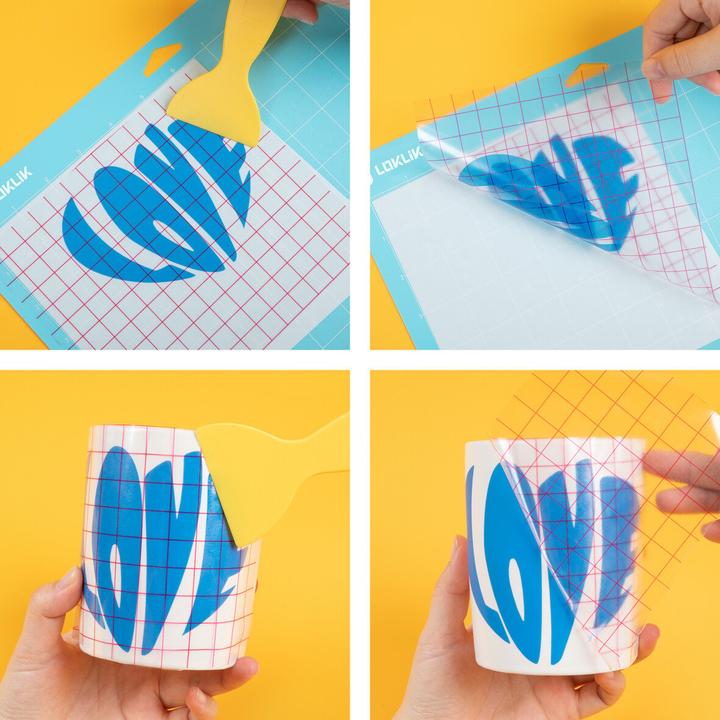 Produktbild Loklik Permanent Adhesive Vinyl Stencil - Light Blue