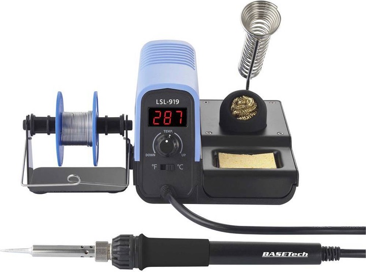 Actual product image Basetech Soldering station