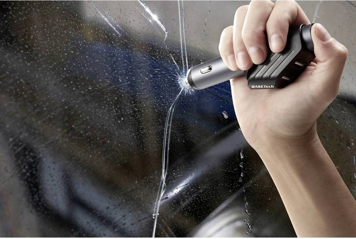 Actual product image Basetech 4-in-1 multifunctional safety hammer