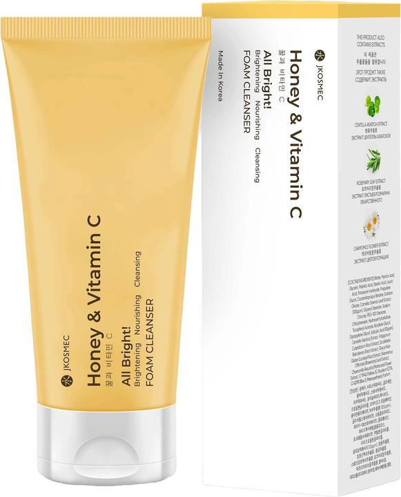 Produktbild JKosmec All Bright Honey and Vitamin C Foam Cleanser (180 ml)