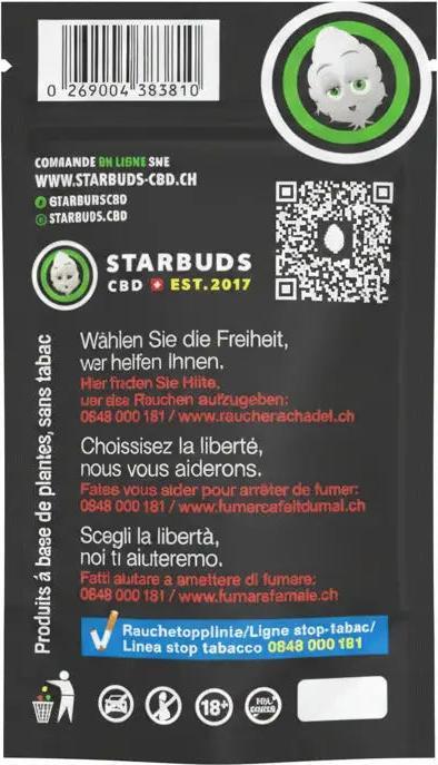 Produktbild Starbuds Ketama CBD Hash (15 g, Indoor)