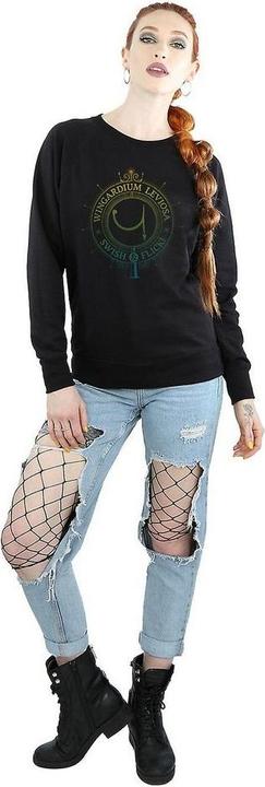 Image du produit Womens/Ladies Wingardium Leviosa Charm Sweatshirt (M)