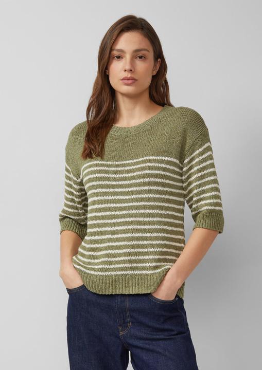 Produktbild s.Oliver Relaxed Fit Strickpullover aus hochwertigem Baumwollmix (48)