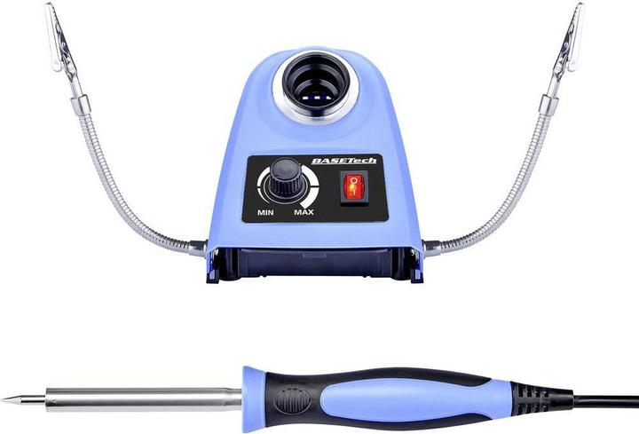 Basetech Analogue soldering station 40 W incl. flexible metal clamps