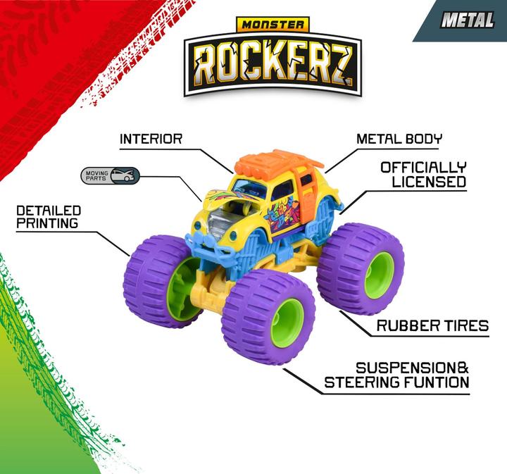 Actual product image Majorette Monster Rockerz, 6-sort.