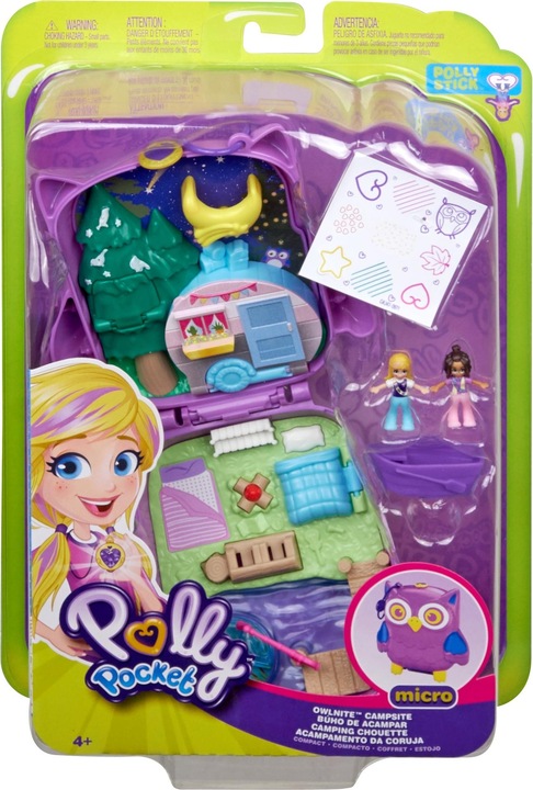 Produktbild Polly Pocket Grosse Taschenwelt - Polly & Shani Owl Camp