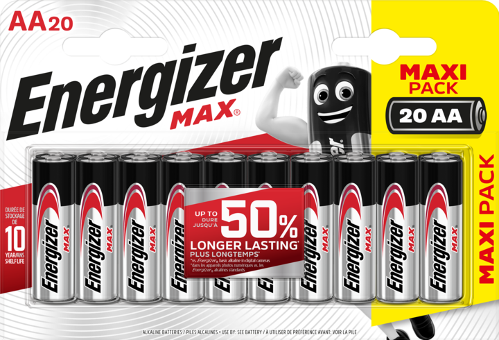 Immagine prodotto Energizer Max (20 pz., AA)