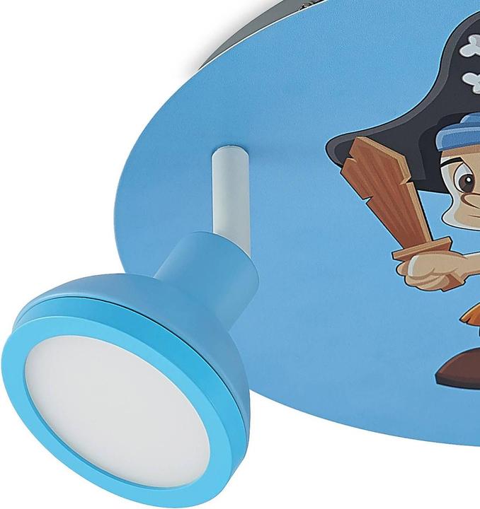 Actual product image Lindby Roxas Kinderzimmer-Deckenleuchte, Pirat (400 lm, GU10)