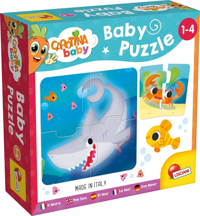 Produktbild Lisciani Carotina Baby - Puzzle Ocean (4 Teile)