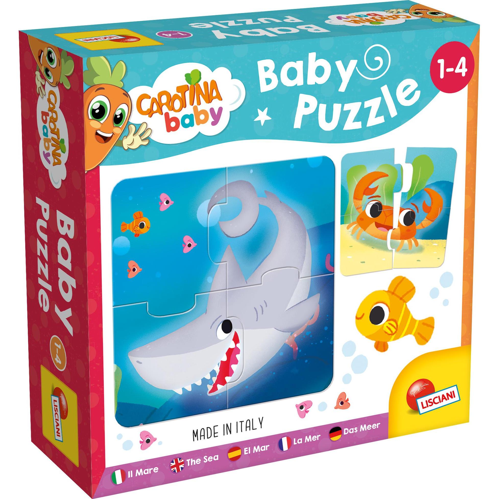 Lisciani Carotina Baby - Puzzle Ocean (4 Teile)