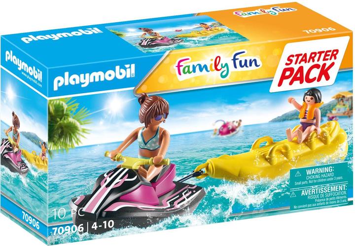 Image du produit Playmobil Set de démarrage scooter des mers avec bateau banane (70906, Playmobil Family Fun)
