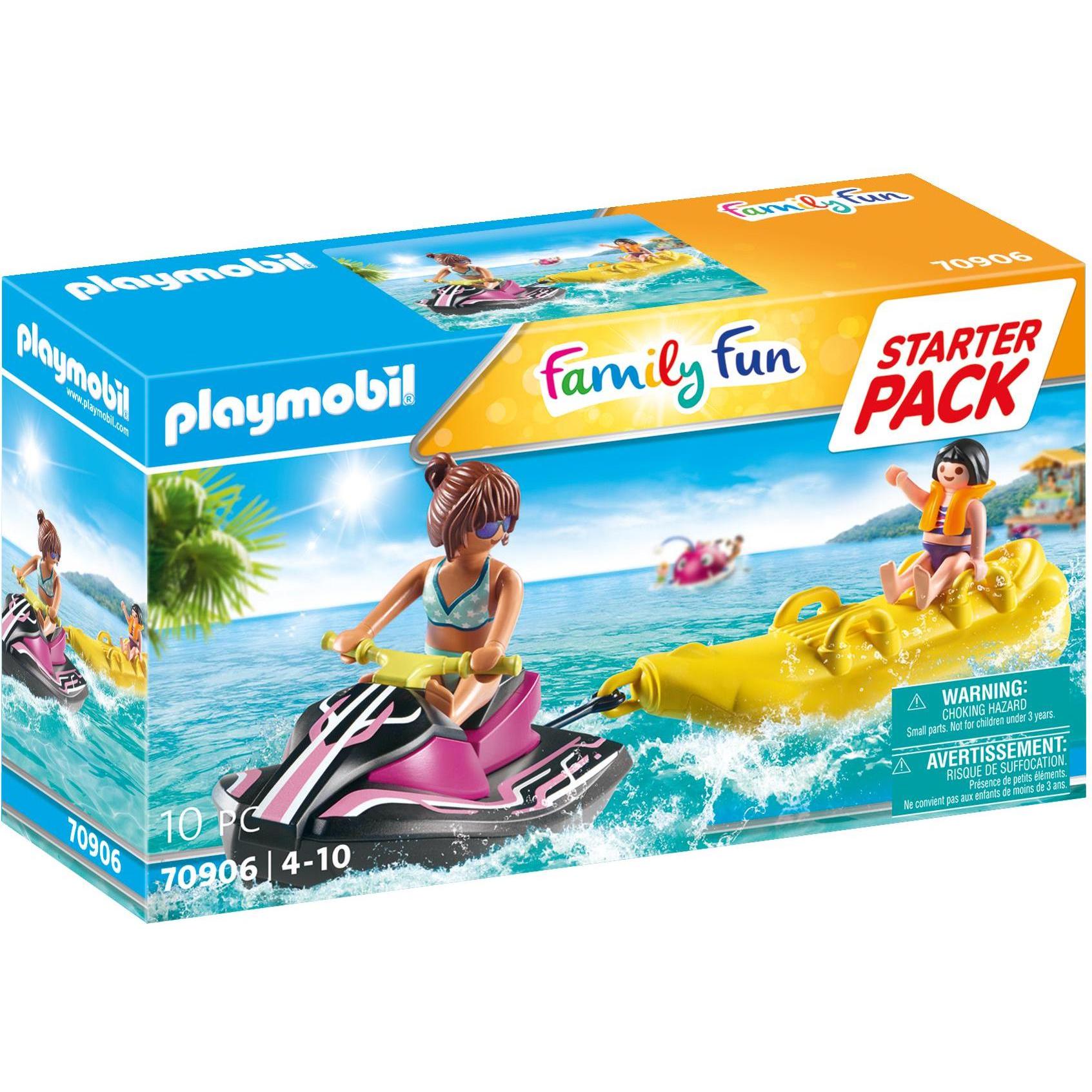 Playmobil Starter Pack Wasserscooter mit Bananenboot (70906, Playmobil Family Fun)