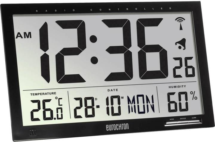 Produktbild Eurochron Funk-Wanduhr