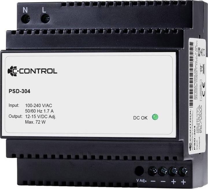 Image du produit C-Control Bloc d'alimentation pour rail DIN 12V 72W