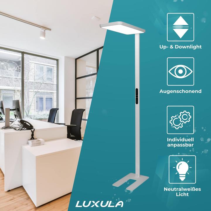 Actual product image Luxula LED office floor lamp (7000 lm)