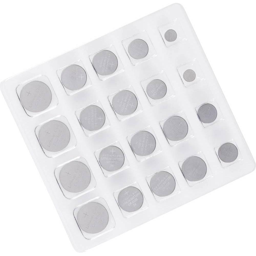Thumbnail - Conrad energy 20tlg. Lithium-Knopfzellen-Set (20 Stk.), Batterien + Akkus